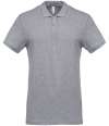 KB254 K254 Kariban Short Sleeve Piqué Polo Shirt Oxford Grey colour image